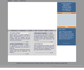 officina-creativa.it: Siti internet Brescia Officina Creativa web agency, Web design, siti web progettazione realizzazione, portali. Iscrizione motori di ricerca.
Siti internet Brescia Officina Creativa, web agency, progettazione e realizzazione di siti web e portali. Iscrizione sui motori di ricerca e directory nazionali ed internazionali.