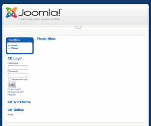 planetmine.net: Planet Mine
Joomla! - the dynamic portal engine and content management system