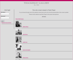 thackeraygallery.com: Artists | Thackeray Gallery
