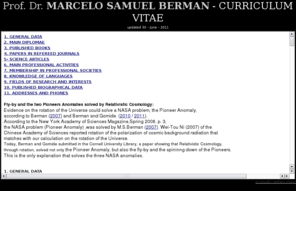 marcelosberman.org: Marcelo Samuel Berman
Prof. Dr. MARCELO SAMUEL BERMAN CURRICULUM VITAE