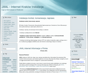 jaal.com.pl: Internet Kraków Instalacje
JAAL dostarcza stałe łącza dla firm, Hoteli, Pensjonatów, ASK i edukacji, administruje sieciami komputerowymi, działamy: m. Kraków oraz na terenie Polski południowej.