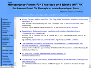 theologie-und-kirche.de: Münsteraner Forum für Theologie und Kirche (MFThK)
Systematische Theologie Links