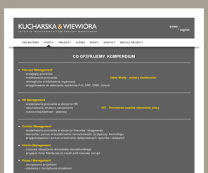 interim-management.pl: Interim Management | Co oferujemy
Kucharska and  Wiewióra - Interim Management and Project Management