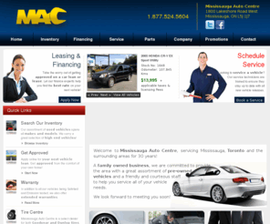 mississaugaautomechanic.com: Mississauga Used Car Dealer and Service Centre | Mississauga Auto Centre
Welcome to Mississauga Auto Centre, home of Mississauga's best used car dealer. We offer quality used cars and trucks , car financing, and superior auto service.