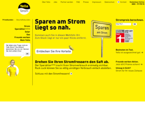 yello-wechsel-strom.com: Yello Strom
Yello ist der günstige Stromanbieter mit dem ausgezeichneten Service. Sympathisch und einfach, sogar der Wechsel ist ganz bequem per Online-Auftrag möglich. Dazu gibt es natürlich alle Informationen rund um den gelben Strom. Falls Fragen auftauchen: Die virtuelle Beraterin Eve hilft Besuchern gerne weiter und ist ein echter Hingucker!