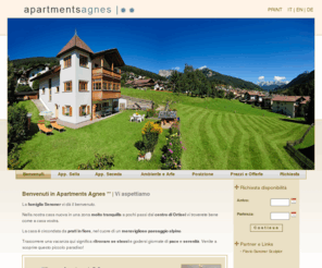 apartmentsagnes.com: Apartments Agnes - Val Gardena - Dolomiti - Alto Adige - Südtirol
Alloggio in Val Gardena / Dolomiti, Ortisei Alto Adige