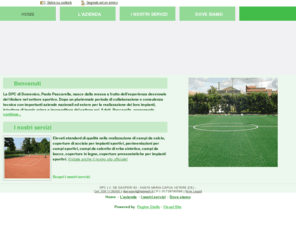 dpcsport.com: DPC srl costruzioni impianti sportivi - Santa Maria Capua Vetere (CE) - Visual Site
DPC srl - COSTRUZIONI IMPIANTI SPORTIVI, situata a Santa Maria Capua Vetere in provincia di Caserta, si occupa della progettazione e costruzione di impianti sportivi avvalendosi di attrezzature moderne e personale altamente specializzato.