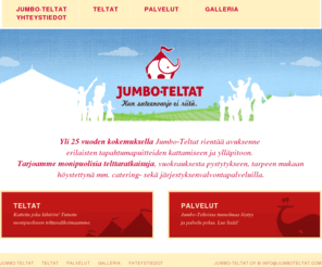 jumboteltat.com: JUMBO·TELTAT - Kun sateenvarjo ei riitä - TELTTAVUOKRAAMO
JUMBO-TELTAT