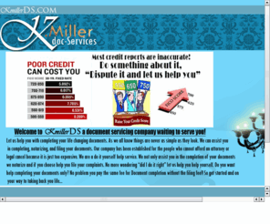 kmillerds.com: K.Miller Doc Service-assitance with completing do it yourself legal documents.
K.Miller Doc Service provides assistance will completing do it yourself legal documents. Simple divorce, Credit disputes and much more!