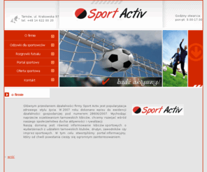 sport-activ.pl: Sport Activ - BĄDŹ AKTYWNY
Organizowanie imprez sportowych