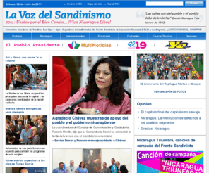 frentesandinista.com: La Voz del Sandinismo
