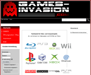 games-invasion.com: Willkommen bei GAMES-INVASION.COM
GAMES-INVASION.COM Fachhandel für Video- und Computerspiele