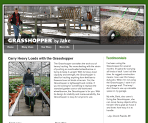 grasshopperbyjake.com: grasshopperbyjake.com
The Grasshopper cart takes the work out of heavy hauling