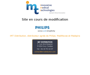 imt-distribution.com: IMT Distribution
IMT Distribution, distributeur de technologies médicales innovantes.