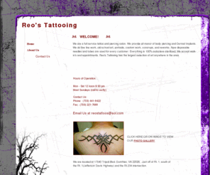 reostattooing.com: Reo's Tattooing Home
Reo's Tattooing