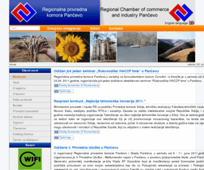 rpkpancevo.com: Regionalna privredna komora Pančevo
Zvanična internet prezentacije Regionalne privredne komore Pančevo