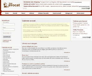 topavocat.ro: Avocati, cabinete avocati, avocatura Romania, intreaba un avocat
