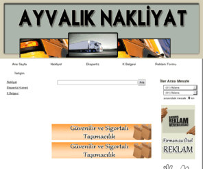 ayvaliknakliyat.com: Ayvalık Nakliyat
Ayvalık Nakliyat 