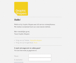 graphicshapers.com: Home - GraphicShapers
GraphicShapers Full service ontwerpbureau