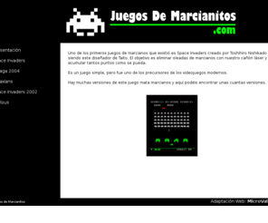 juegosdemarcianitos.com: Juegos de Marcianitos
Web con juegos de marcianitos