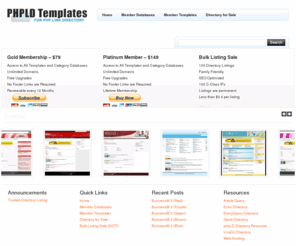 phpldtemplate.com: PHPLD Templates - Free and Premium Directory Templates
PHPLD Templates is a resource for PHP Link Directory templates. We offer quality directory templates for all versions of PHP Link Directory and in a variety of layouts and colors. If we don't have what you are looking for, feel free to contact us to custom make a PHP Link Directory Template just for you.