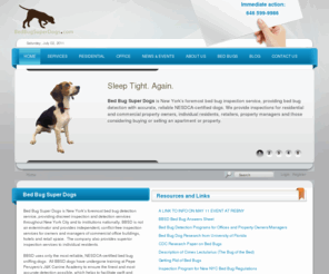 bedbugassassin.com: Bed Bug Dogs -- Bed Bug Super Dogs
New York’s most reliable and professional bed bug detection service, providing discreet and thorough inspection services for property owners and managers and individual residents.