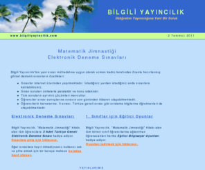 bilgiliyayincilik.com: Bilgili Yayıncılık
Bilgili Yayıncılık Elektronik Deneme Sınavları 