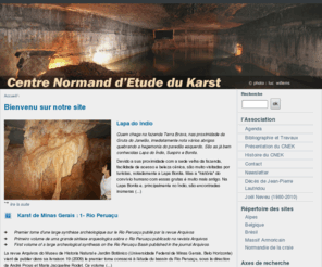 cnek.org: Centre Normand d'étude du Karst
site de l’association Centre Normand d’étude du Karst, geologie, geology, geologia, Karst,