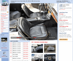 healeydata.com: HEALEY Data - Keeping track of every Austin Healey - Austin Healey 100, 100 Six, and 3000 information, articles, photos and register
Keeping track of every Austin Healey...with your help.