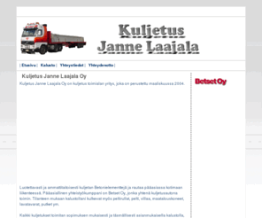 kuljetusjannelaajala.com: Kuljetus Janne Laajala
