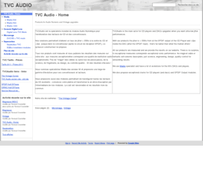 tvcaudio.com: TVC Audio- Audio Numeric Performance
Performances Audio numérique - Audio Numeric
      Performances