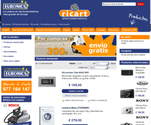 acento vídeo Previamente Bricart.com: Ricart electrodomésticos, compra barato online o en Segur de Calafell  Ricart Electrodomésticos, compra online
