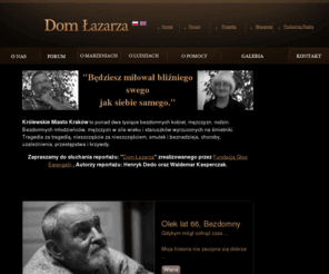 dom-lazarza.org: Dom Łazarza - Stowarzyszenie Dobroczynne Betlejem w Krakowie, Hostel dla bezdomnych w Krakowie, ul. Nowogródzka 8
Dom Łazarza Kraków, Hostel dla Bezdomnych w Polsce