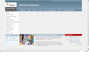 exactly-your-chemistry.info: Clariant - Exactly Your Chemistry
Clariant is a global leader in the field of specialty chemicals. Strong business relationships, commitment to outstanding service and wide-ranging application know-how make Clariant a preferred partner for its customers.