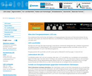 led-lampe.info: LED - Effizienz beim Stromverbrauch - EU Richtlinien - Glühbirne - Glühbirnenverbot.de Hier finden Sie schon jetzt Informationen zu alternativen Beleuchtungen wie Energiesparlampen und LEDs.
LED - Die Alternative zur Glühbirne - Beschluss der EU - bis 2012 ist die Glübirne verboten -  LEDs vermindern Stromverbrauch erhöhen Effizienz