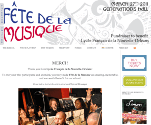 lfnofete.com: Lycee Francais | Fete de la Musique » Lycée Français de la Nouvelle-Orléans
Lycée Français de la Nouvelle-Orléans