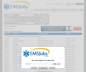 newyorkemsjobs.com: Jobs | EMS Jobs
 Jobs. Jobs  in the emergency medical services (EMS) industry. Post your resume and apply for EMS jobs online. Employers search resumes of job seekers in the emergency medical services (EMS) industry.