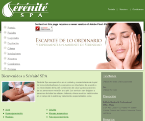 serenitespas.com: Sérénité SPA
Escape de lo ordinario y experimente un ambiente de Serenidad.