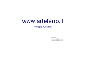 arteferro.lt: arteferro.lt
www.arteferro.lt