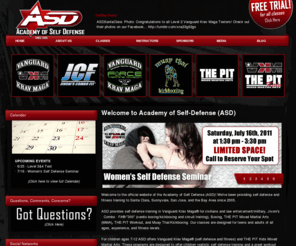 asdfightteam.com: Academy of Self Defense (Santa Clara, California)
Krav Maga self defense was originally developed for Military and Law Enforcement.