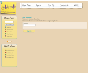 celebrateclassifieds.net: Celebrate Classifieds
Joomla! - the dynamic portal engine and content management system