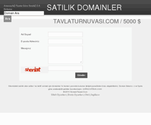 tavlaturnuvasi.com: Satılık Domainler satılık Alan Adları -Domainticaret.Com
domainticaret.com satılık alan adları ve domainler  - Satılık Alan Adları Listesi