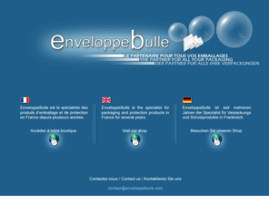 enveloppebulle.info: enveloppe, bulles, envelop, bubble, bulle, buble pack, protection
Spécialiste européen de l'enveloppe à bulles