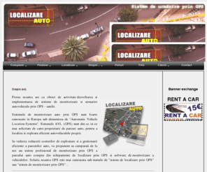 localizareauto.ro: Localizare si Supraveghere Auto GPS
Supraveghere si Localizare auto GPS prin Telefon, Laptop, PDA,  monitorizare flota, urmarire masina, parc auto, tracking GPS GPRS AVL, Automatic Vehicle Location Systems