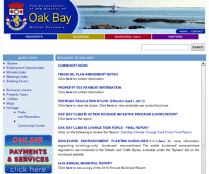 oakbaybc.org: Oak Bay's Home Page - The Corporation of the District of Oak Bay BC Canada
Oak Bay