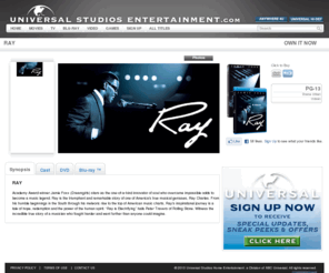 raymovie.com: Ray
Ray  available now on DVD [& Blu-ray]. Starring. Watch the DVD trailer, DVD bonus features and more.