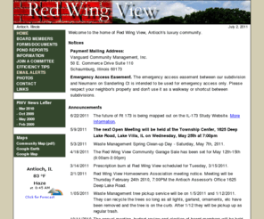 redwingview.com: Red Wing View - A Luxury Community in Antioch, Illinois
Information about Red Wing View subdivision located in Antioch, Illinois.