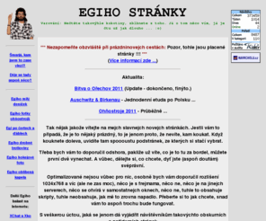 egicz.cz: Egiho stranky
