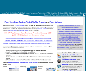 flashmx-template.com: Flash-MX-Template.com - easy flash web software, a4desk flash site builder, flash mx templates, web site templates, flash web templates
