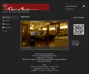 gariofsushi.net: GARI OF SUSHI
Best Sushi & Roll in Tacoma / GARI OF SUSHI japan        